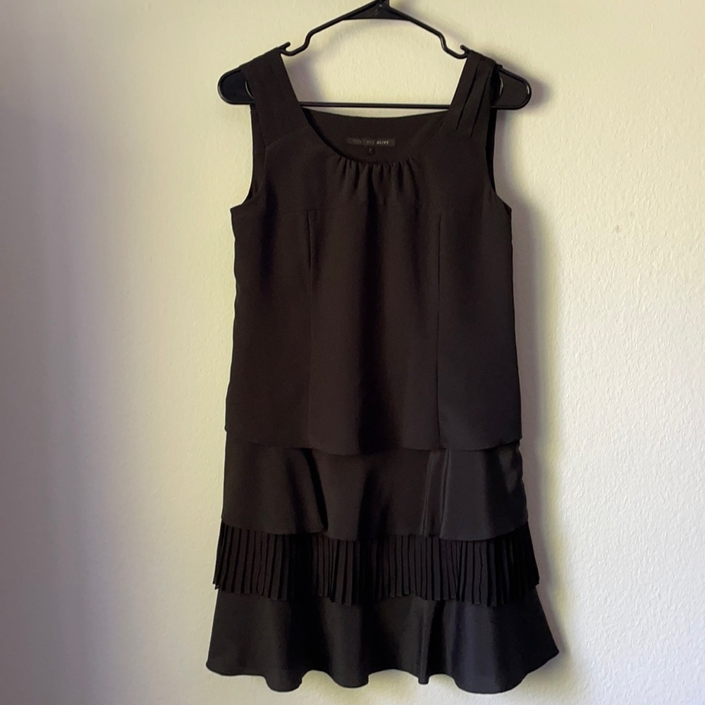 Black Ruffled Dress